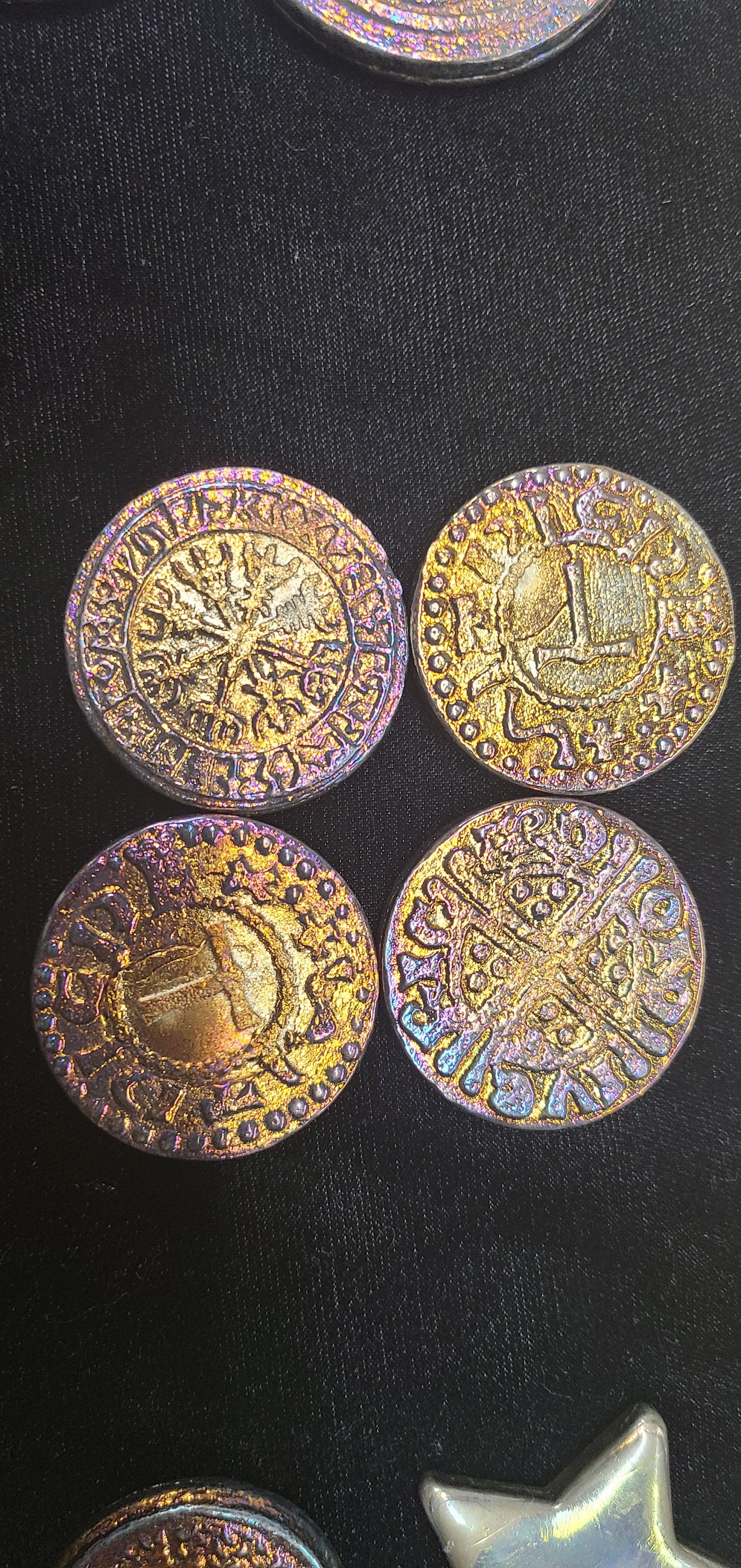 Bismuth Coins-hand Cast - Etsy