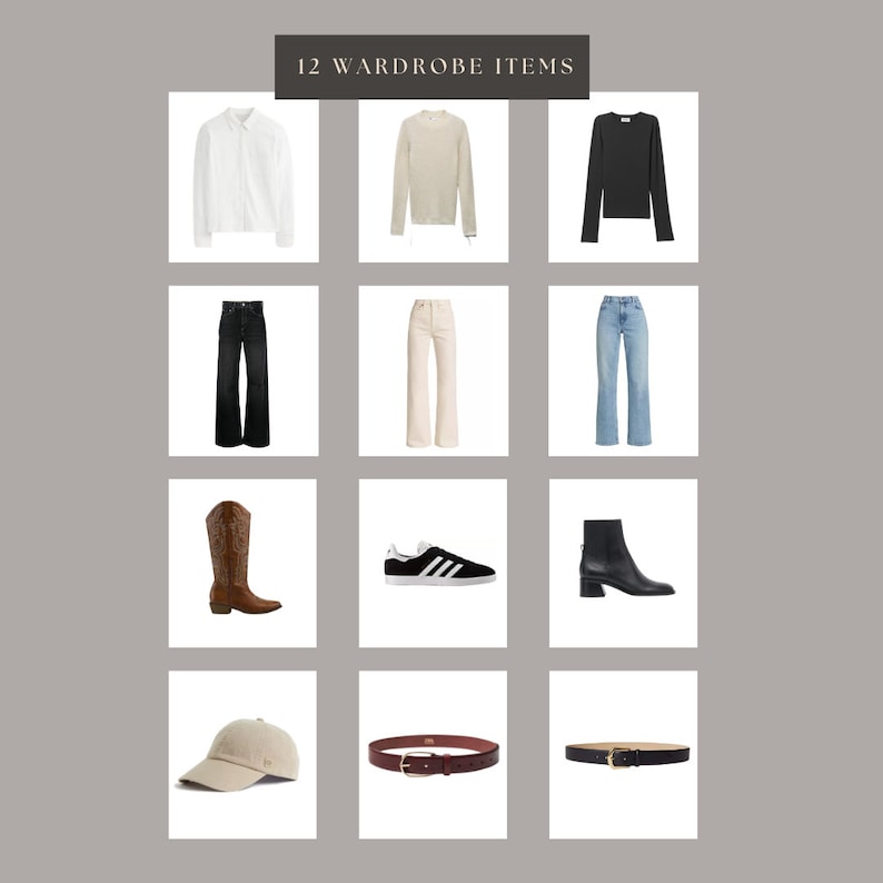Casual chic | 333 Lookbook | Gen Z-mode | Spaarzaamheid | Minimalistische kledingkast | Stijlgids Mix/Match-outfits | Capsulegarderobe| Neutrale kleuren afbeelding 2
