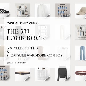 Casual chic | 333 Lookbook | Gen Z-mode | Spaarzaamheid | Minimalistische kledingkast | Stijlgids Mix/Match-outfits | Capsulegarderobe| Neutrale kleuren afbeelding 1