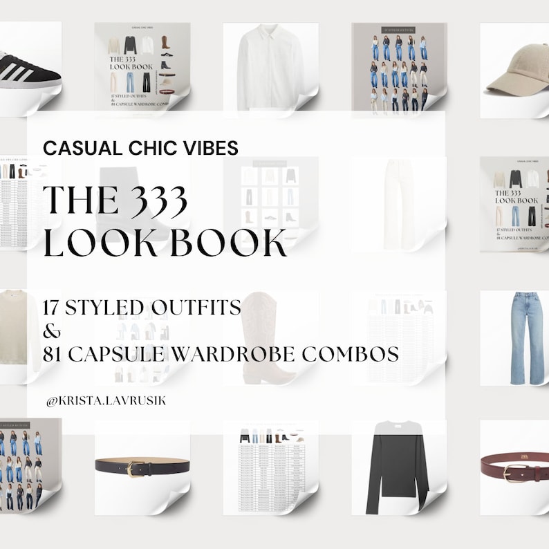 Casual chic | 333 Lookbook | Gen Z-mode | Spaarzaamheid | Minimalistische kledingkast | Stijlgids Mix/Match-outfits | Capsulegarderobe| Neutrale kleuren afbeelding 1