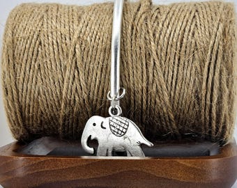 Silver Plated Elephant Bracelet: Handmade Modernist Cuff Jewelry