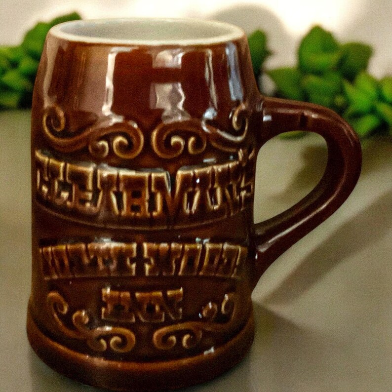 1960s Clearman's North Woods Inn Beer Mug Hall Pottery 588 Glazed ...