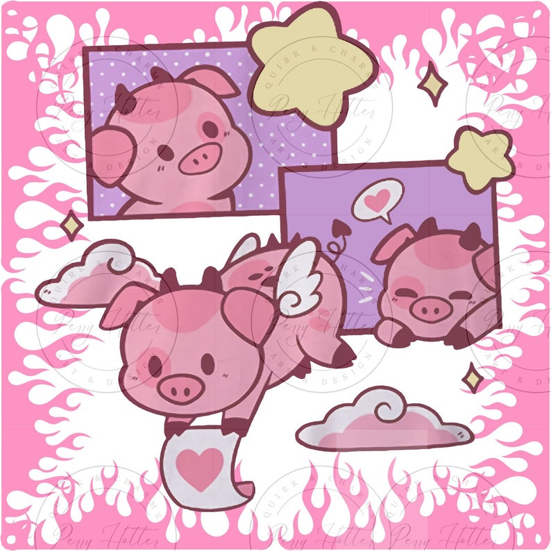 Fat Nuggets Pig Anthony Angel Dust Lucifer Morningstar Rubber Ducky PNG Image Hazbin Hotel image 1