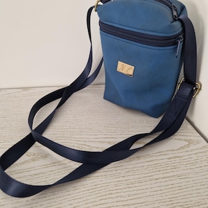 Pochette homme bleu
