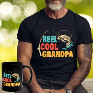 Camiseta del Día del Padre con imagen de abuelo, imagen de pesca, imagen de abuelo, imagen de camiseta de abuelo, imagen de regalo de camiseta con gráfico de descarga instantánea, imagen imprimible