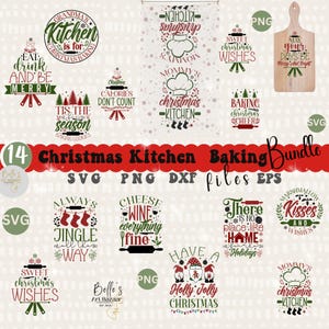 Decoração de cozinha de Natal PNG SVG, Clip Art, Pacote, Placa, Vinho de queijo natalino, Cozimento, Padaria da mamãe, Bebidas alcoólicas brilhantes, Presente de padaria da vovó