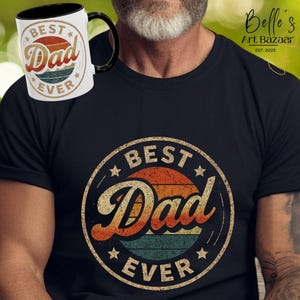 Imagem do Dia dos Pais, Camiseta PNG do Melhor Pai de Todos os Tempos, Presente Engraçado para Marido, Dia dos Pais, Papai, Futuro Pai, Pai Legal, Caneca com Camisa e Chapéu do Pai, Digital