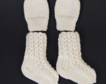 Baby Sock and Mitten set