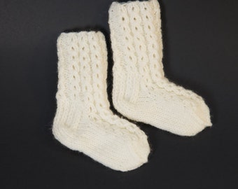 Hand-Knit Baby Socks - Cozy Toes for Little Ones