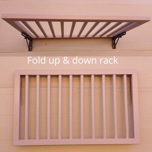 Wall Mounted Cloth Drying Racks Foldable Laundry Airers for Small Spaces