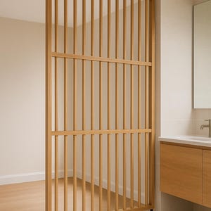 Modular Wooden Room Divider Flexible Partition System
