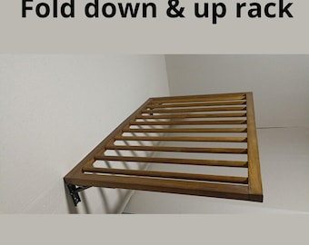 Wall Mounted Rack Hanging Drying Laundry