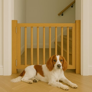 Farmhouse Dog Divider, Cat Room Security Outdoor Handmade Gate