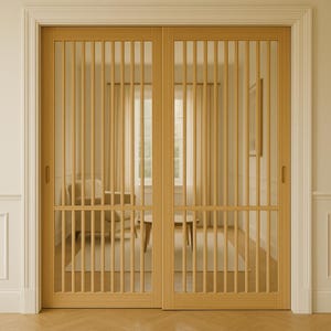 Zen Lamellentür, Innenraumschirm im japanischen Stil
