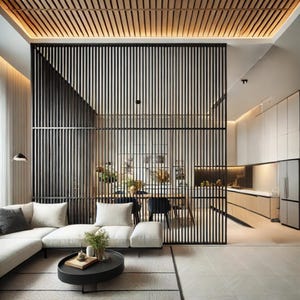 Adjustable and Custom Room Divider for Versatile Use