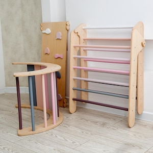Indoor Jungle Gym and Climbing Toys Ideal Montessori Play Equipment