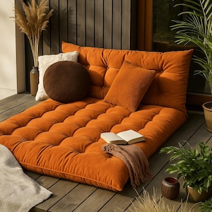 Waterproof Outdoor Cushion Versatile Patio Pillow for Deck or Garden