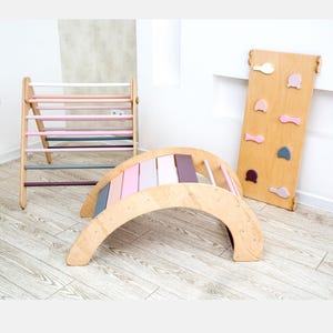 Montessori Climbing Set Indoor Play Gym and Furniture for Kids