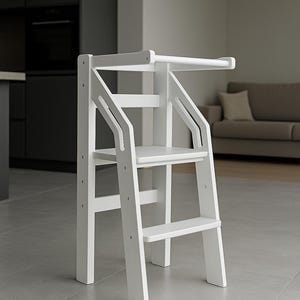 Adjustable Standing Tower Montessori Step Stool for Kids and Toddlers