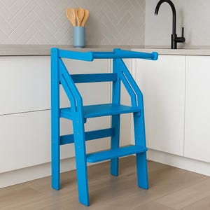 Montessori Folding Tower Adjustable Step Stool for Toddlers