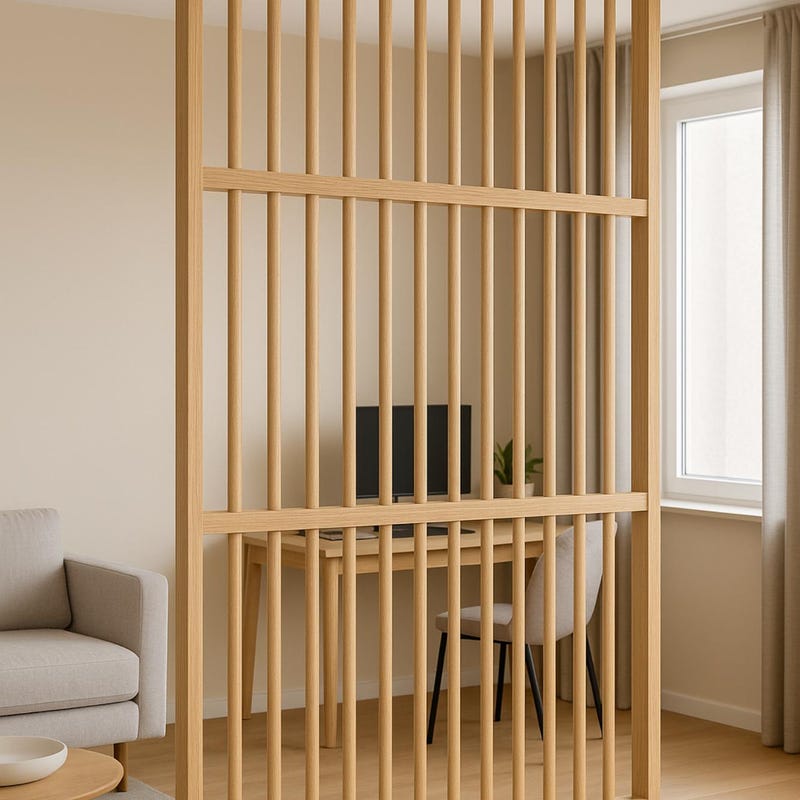 Gallery Detail: Wooden Wall Partition Room Divider Kit