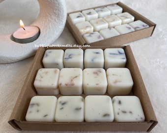Soy Wax Melts Handmade Botanical Collection 12 pcs Pack Highly Scented Vegan Friendly