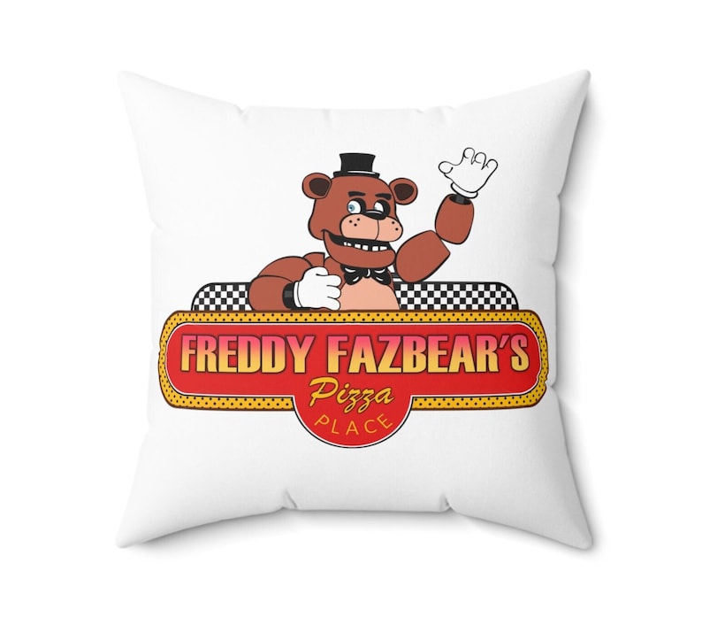 FNAF Inspired Throw Pillow, FNAF Bedroom Set, Five Nights at Freddys
