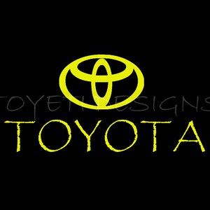 Toyota Yellow Theme Start up/Screen off Image
