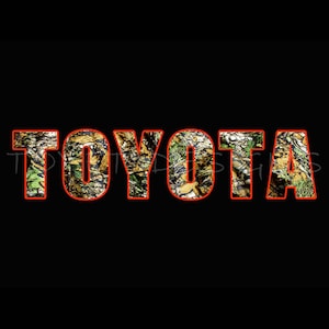 Toyota Hunting Cammo Theme Start up/Screen off Image