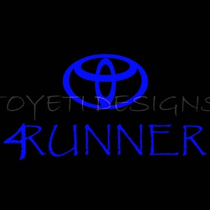4Runner Blue Theme Start up/Screen off Image