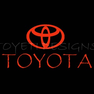 Toyota Orange Theme Start up/Screen off Image