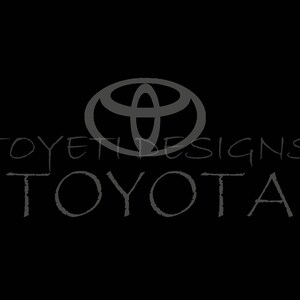 Toyota Gray Theme Start up/Screen off Image
