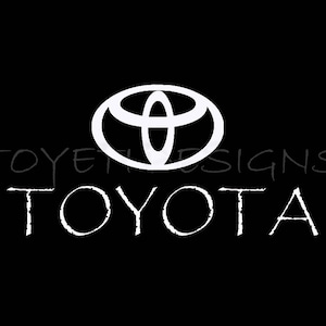 Toyota White Theme Start up/Screen off Image