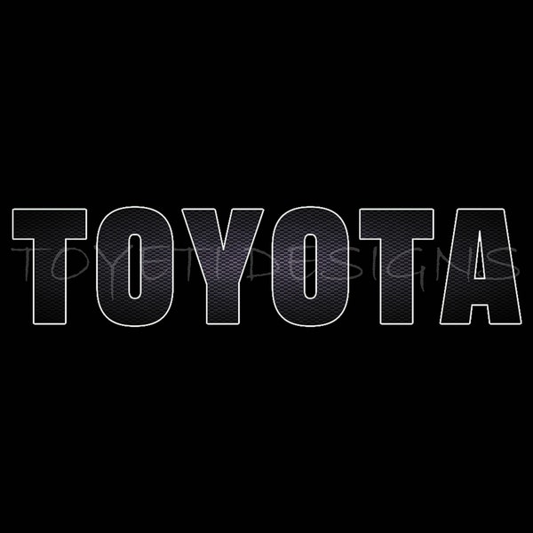 Image de démarrage/écran gris Toyota en fibre de carbone