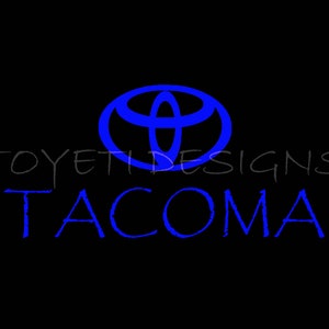 Tacoma Blue Theme Start up/Screen off Image