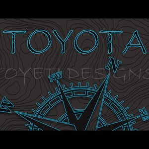 Toyota Light Blue Theme Start up/Screen off Images