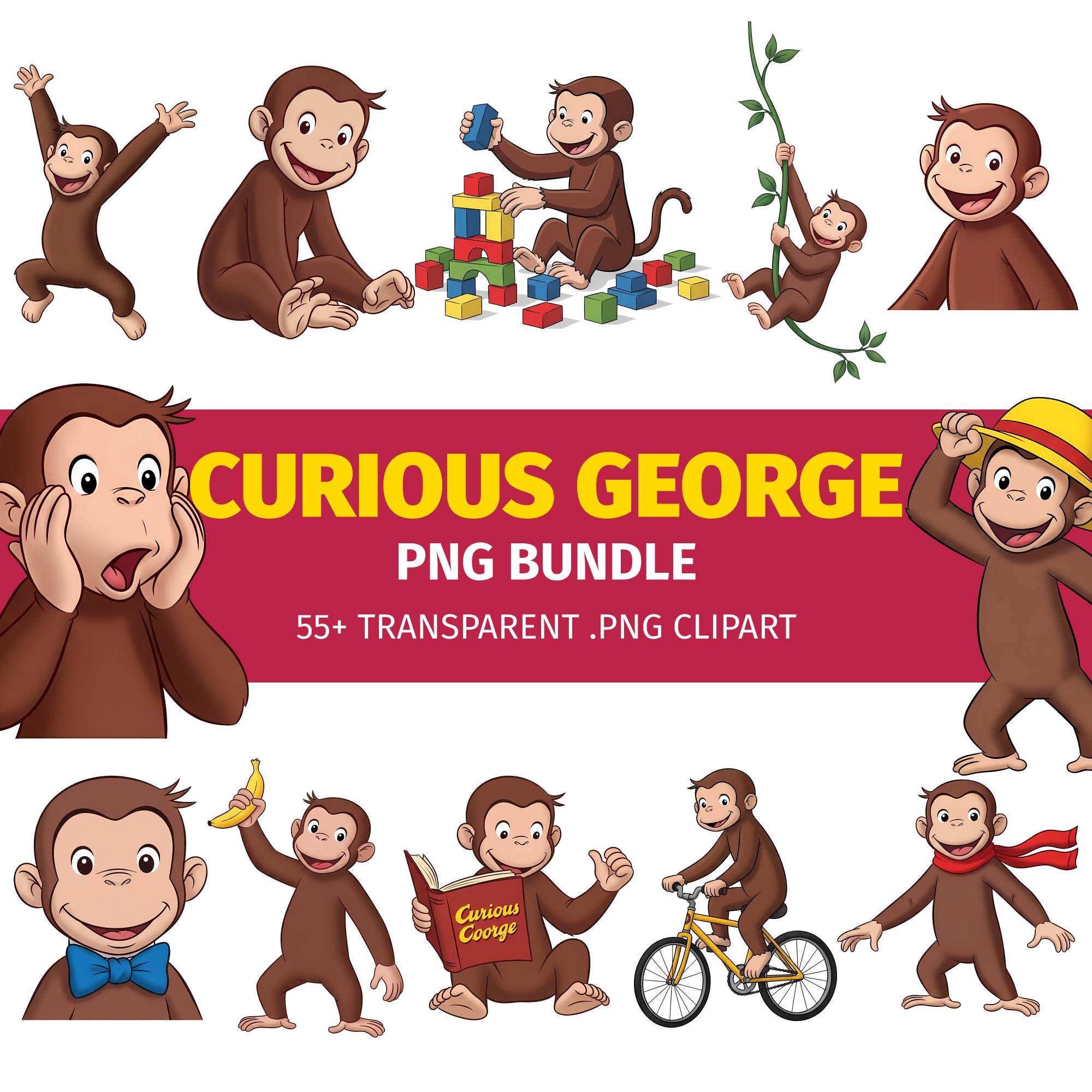 Jorge el curioso png - Etsy México, image size:2000x2000