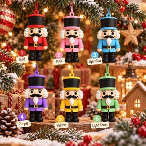 3D Dimensional Nutcracker Christmas Ornament, Toy Soldier Holiday Tree Decor, Ballet Lover Keepsake, Christmas Gift, Cartoon Ornament 2026