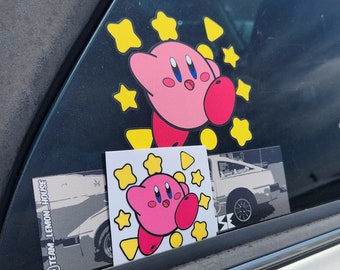 Waterproof Kirby Decal | Vinyl Car Laptop Sticker