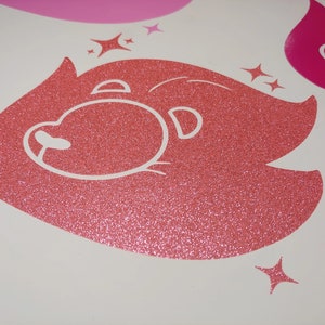 Steven Pink Lion Car Decal | Crystal Gems Laptop Sticker | Diecut Universe Window Sticker