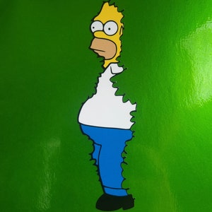 Homer in a bush meme