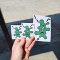 Funny Squished Plankton Decal For Window, Car, Gas Lid, Water Bottle