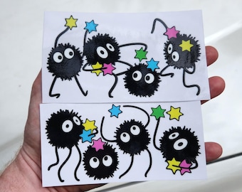 Soot Sprite Car Decal: Waterproof Anime Susuwatari Sticker