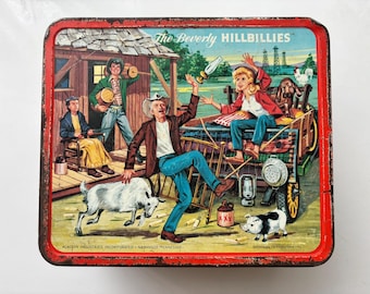 Vintage 1963 Beverly Hillbillies Metal Lunchbox Aladdin Industries