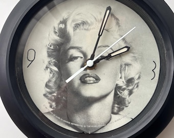 Vintage 1987 Marilyn Monroe Circular Wanduhr Gesicht