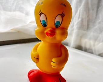 Vintage 1976 Looney Tunes Tweety Bird Piggy Bank