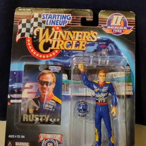 Rusty Wallace T-shirt And Action Figure