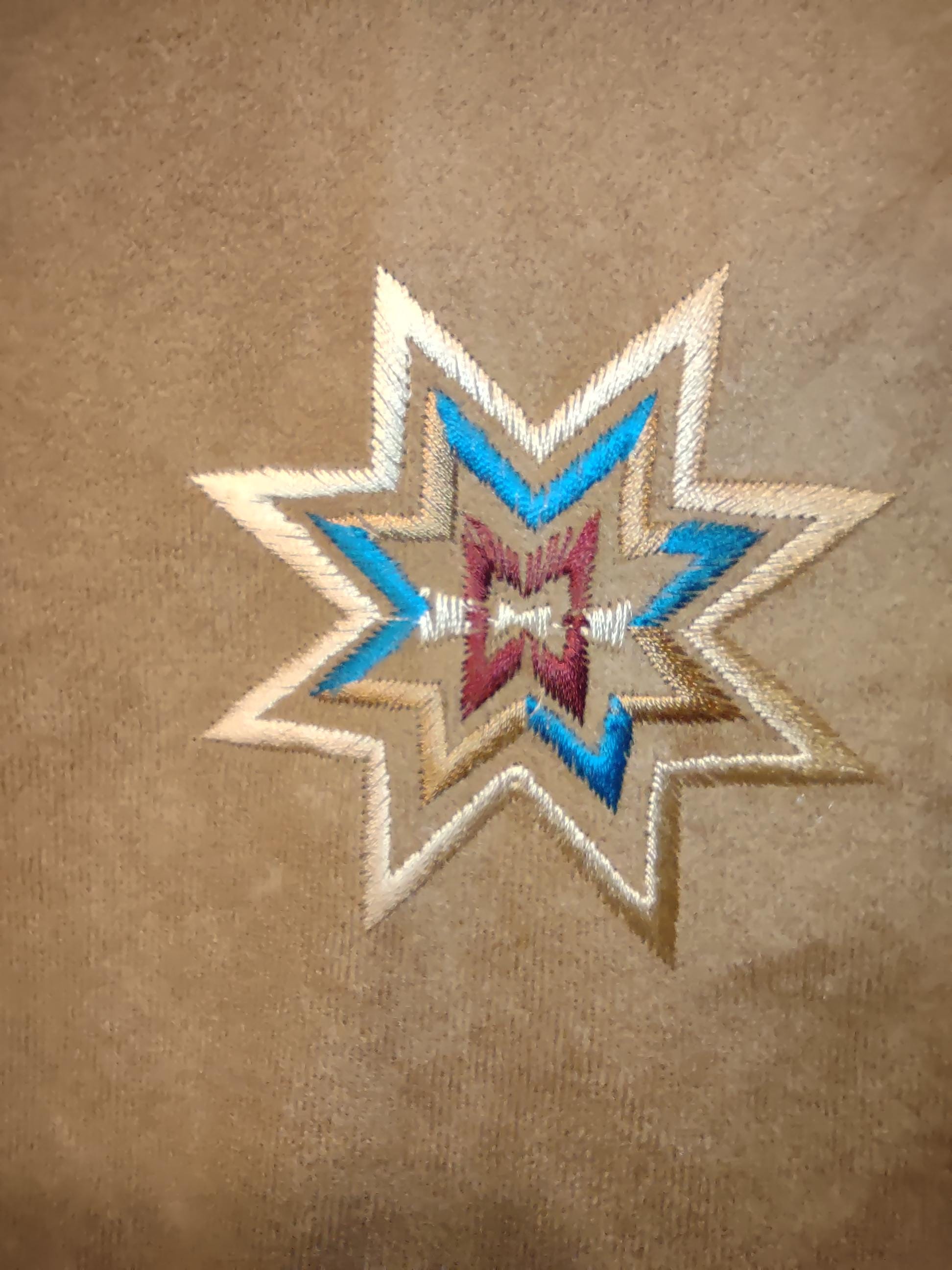トップス Greed Native Embroidery Vintage Native American Embroidery Design Fabric 2 Yards Faux
