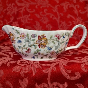 Minton Haddon Hall Vintage Bone China Gravy Boat