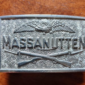 Massanutten Military Academy Vintage Belt Buckle